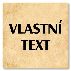 Váš text, 118x118mm, pergamen, Nevada